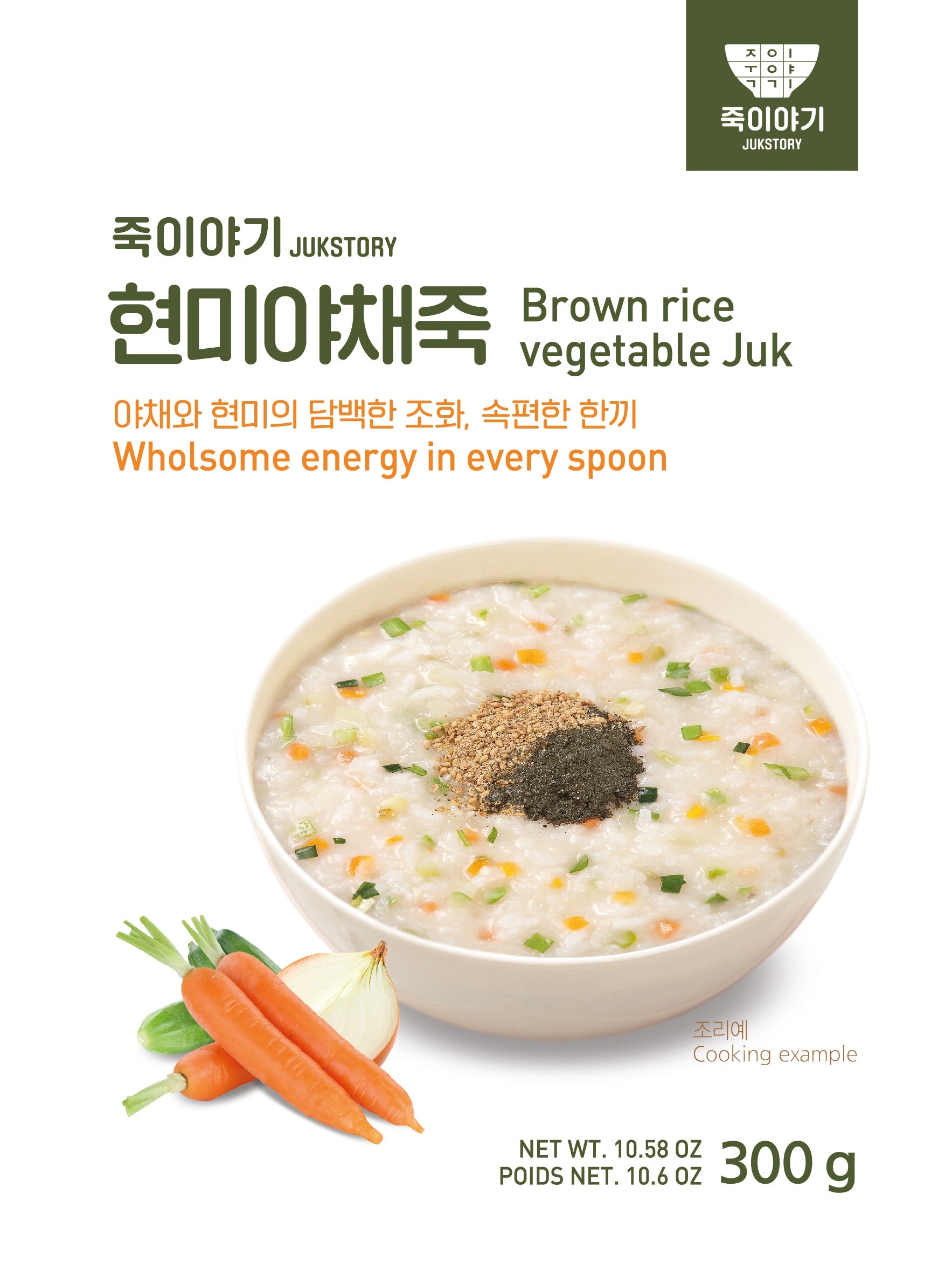 JUKSTORY Brown Rice Vegetable Juk