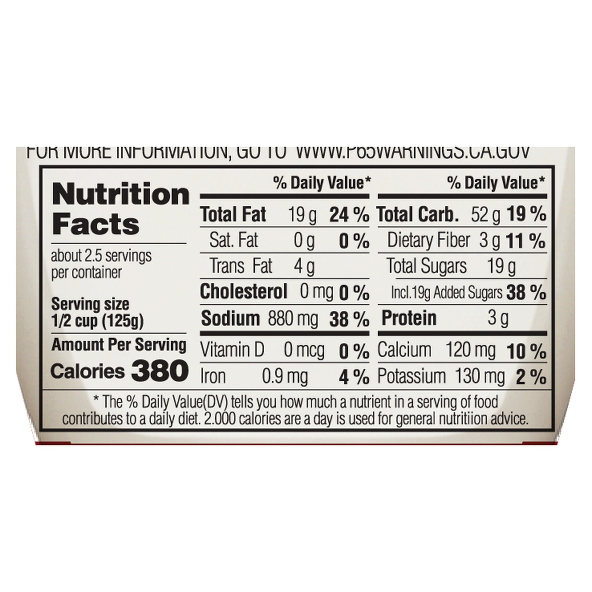 Mala Shabu Sauce nutrition facts