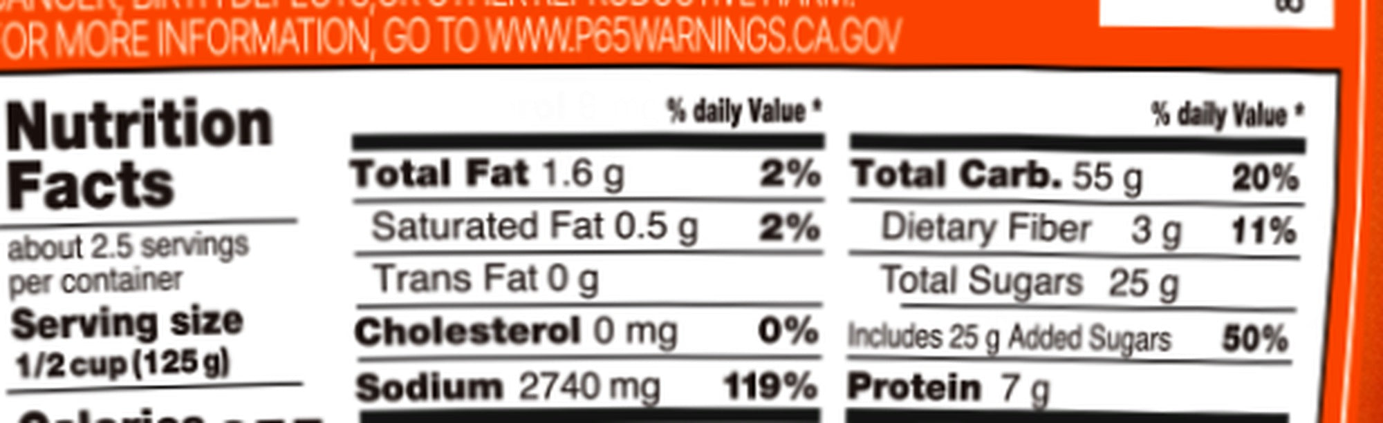 Matdashi Fresh Sauce nutrition facts
