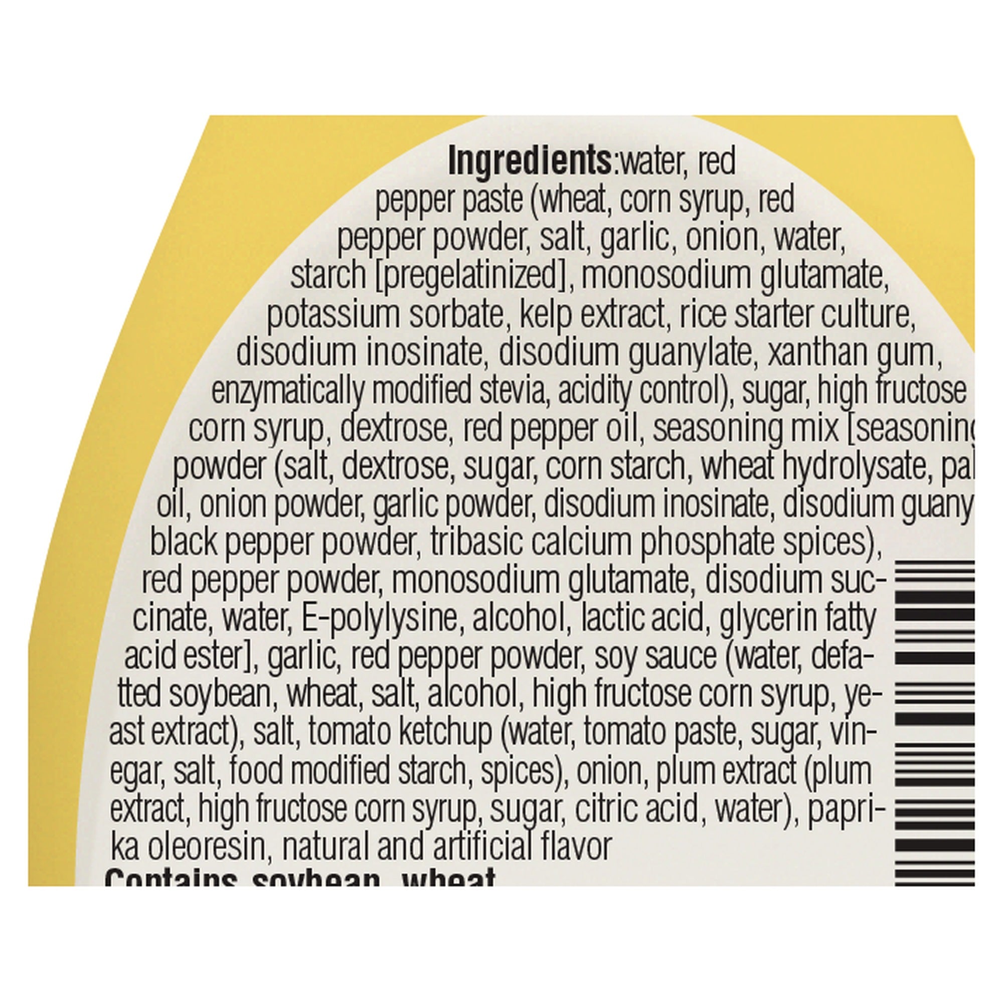 Korean Tteokbokki Sauce, Original ingredients